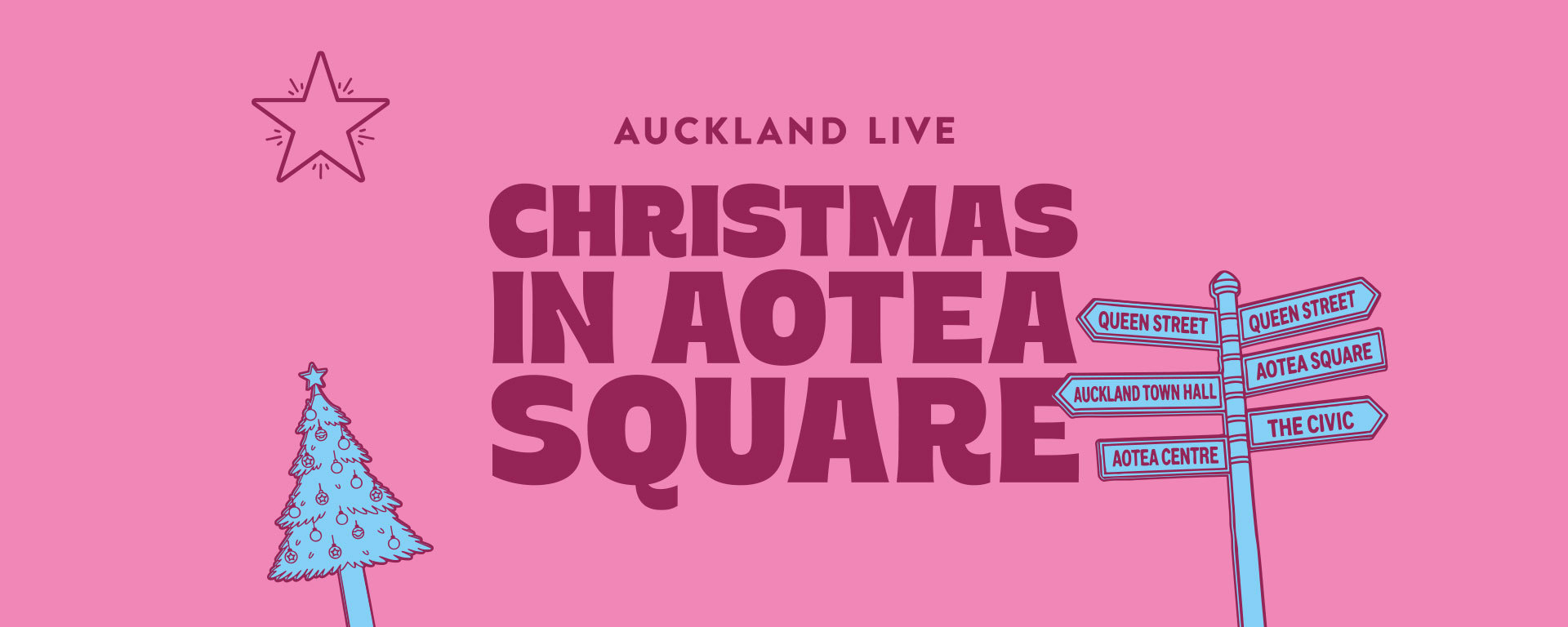 Auckland Live Christmas  in Aotea Square 2025