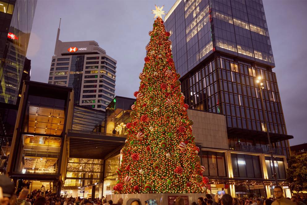 Te Manaaki, Auckland's Giant Christmas Tree 
